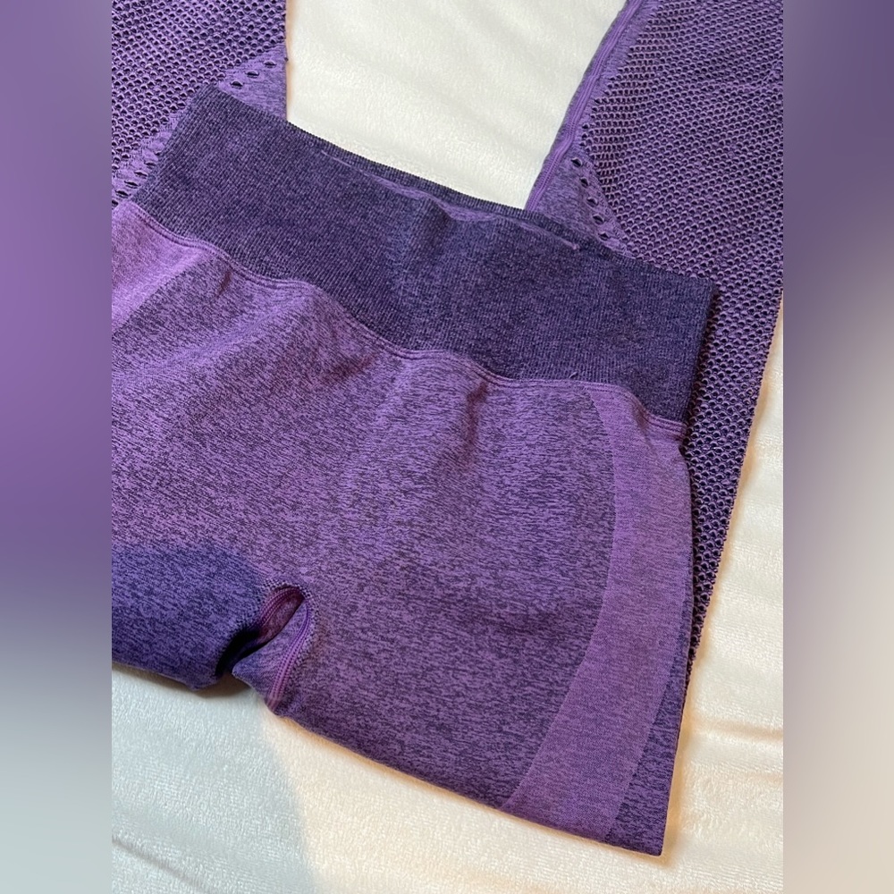 Pink Active-Purple Athletic Leggings Size S
